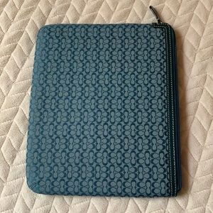 Authentic Coach iPad travel case